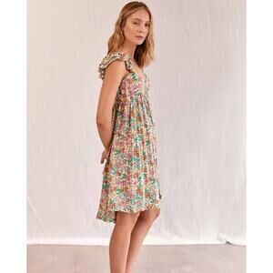 Piyama Women's Goldie Nightie Size floral beachy dress Small